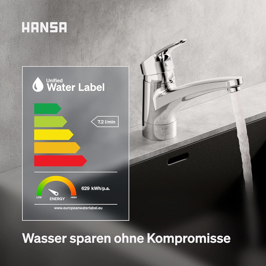 Hansa 01142283 Hansamix Spültisch-Einhand-Einlochbatterie, Chrom