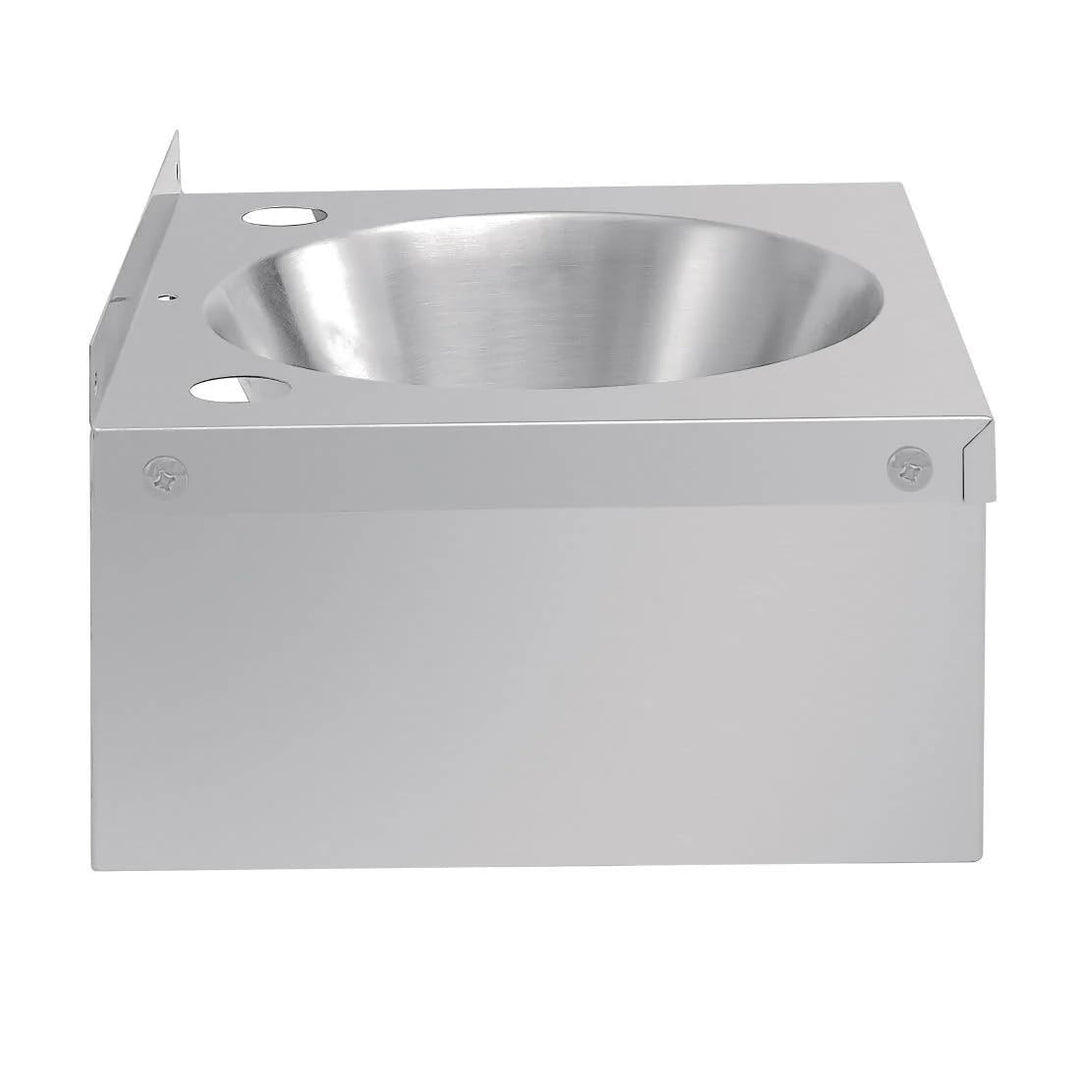 Vogue Mini-Waschbecken aus Edelstahl, Grösse: 165 (H) x 305 (B) x 268 (T) mm, Modell A, Wasserhähne