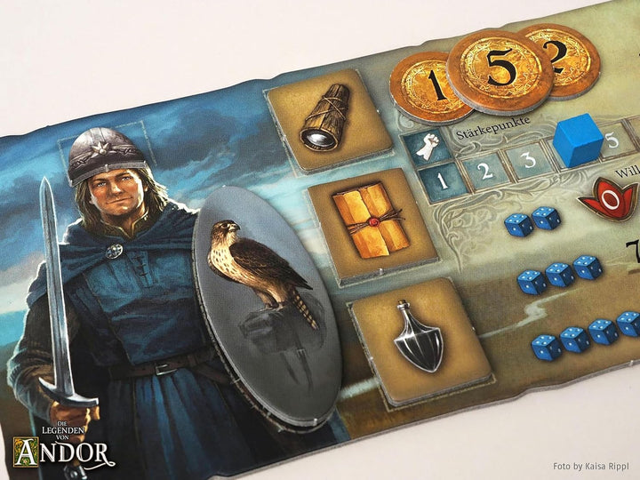 Kosmos 691745 - Die Legenden von Andor, Das Grundspiel, Kennerspiel des Jahres 2013, kooperatives Fa