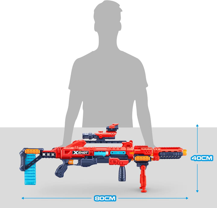 X-Shot Excel Regenerator Schaumstoffdart-Blaster, 1000+ Kombinationen (48 Darts), X-shot Excel
