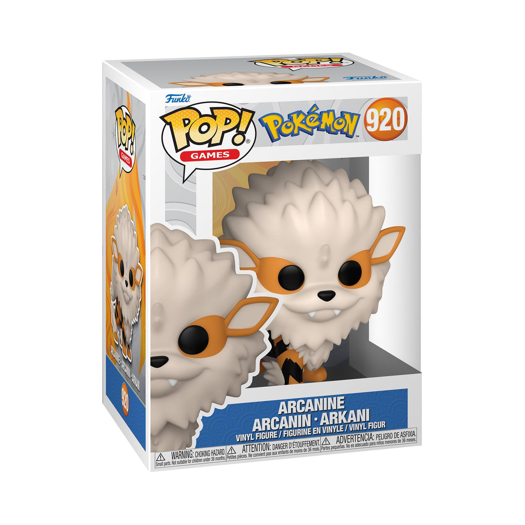 Funko Pop! Games: Pokemon - Arcanine - Arkani - Vinyl-Sammelfigur - Geschenkidee - Offizielle Handel