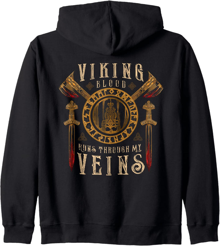 Wikingerzeit Geschenk für einen echten Wikinger Kapuzenjacke