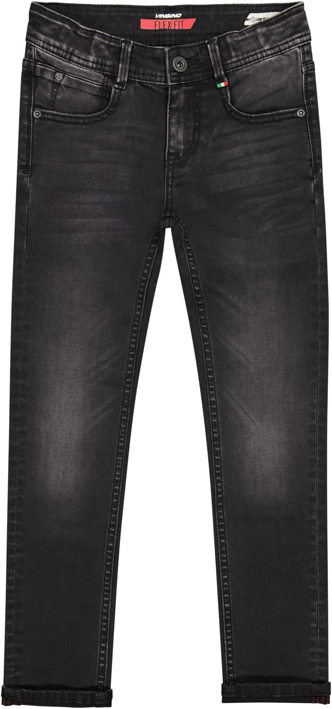 Vingino Jungen Apache Jeans 3 Jahre Slim Black Vintage, 3 Jahre Slim Black Vintage