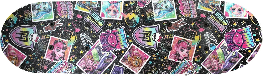Monster High Mini Skateboard aus Holz 43x12x8 cm