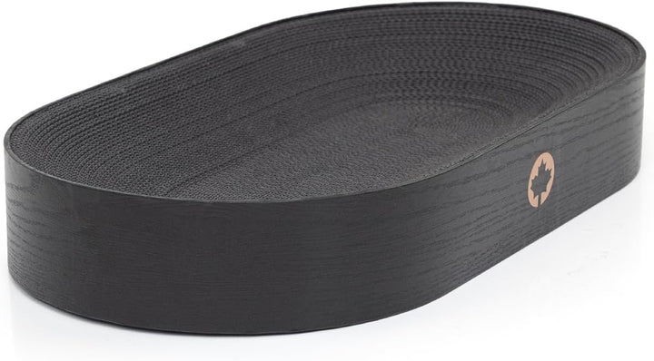 CanadianCat Company | Kratzpappe Apollo - Katzenbett aus Wellpappe in schwarz - Black Edition | ca.