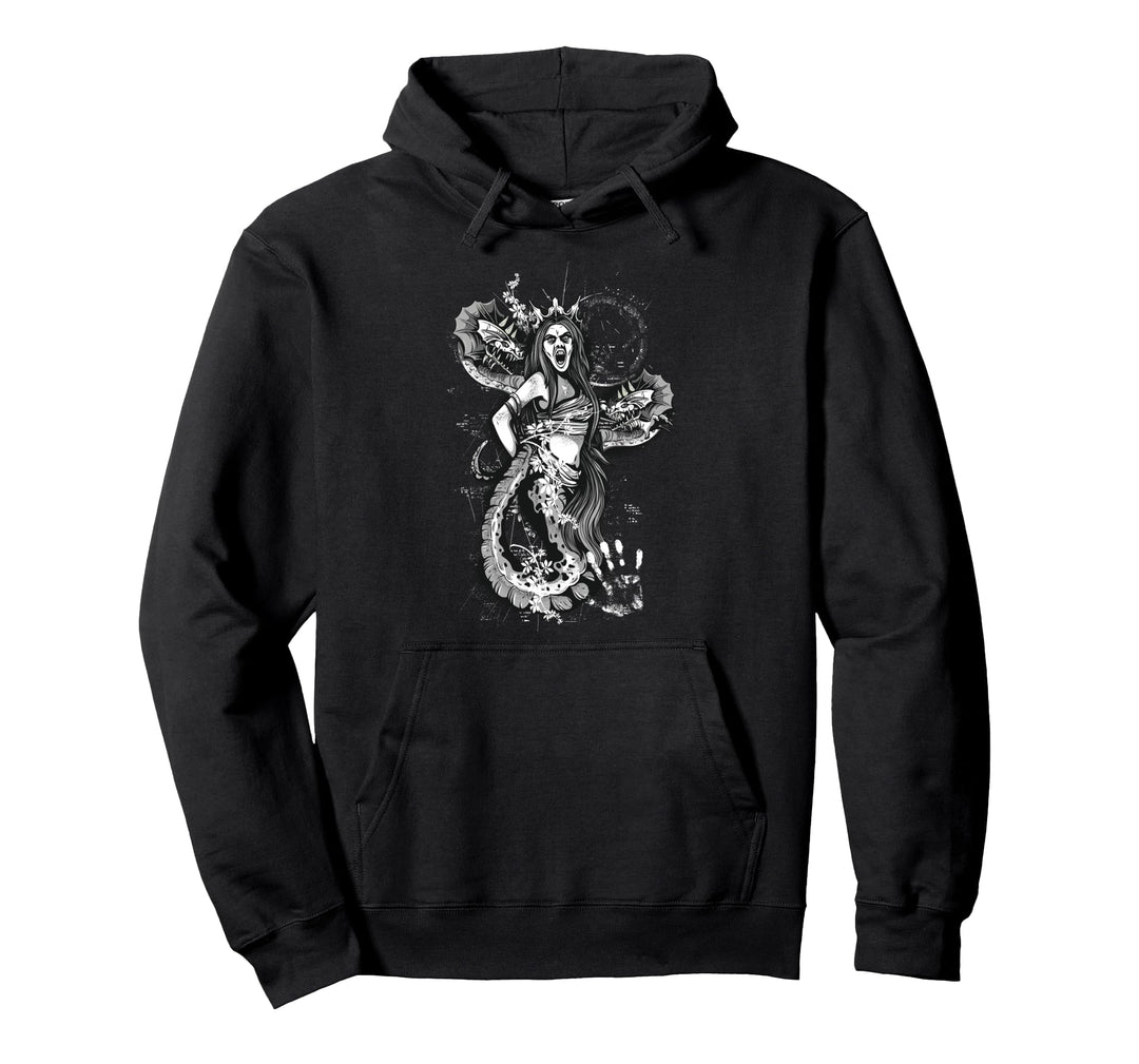 Gorgone Medusa Griechische Mythologie, Medusa Schlangenhaar Pullover Hoodie