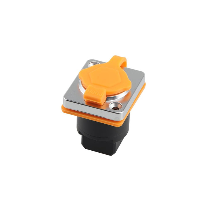 Uonecn RJ45 Wasserdichter Steckverbinder,RJ45-Stecker Buchse für IP65 Mount Ethernet Panel Connector