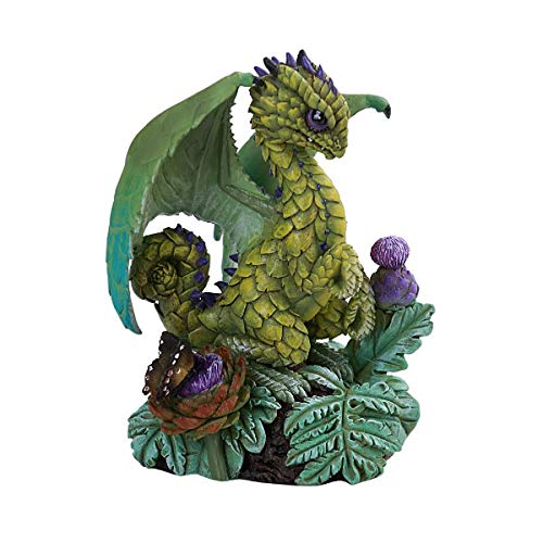 Pacific Giftware - Drachen Figur - Artischocke von Stanley Morrison - Statue Deko Fantasy Drachenfig