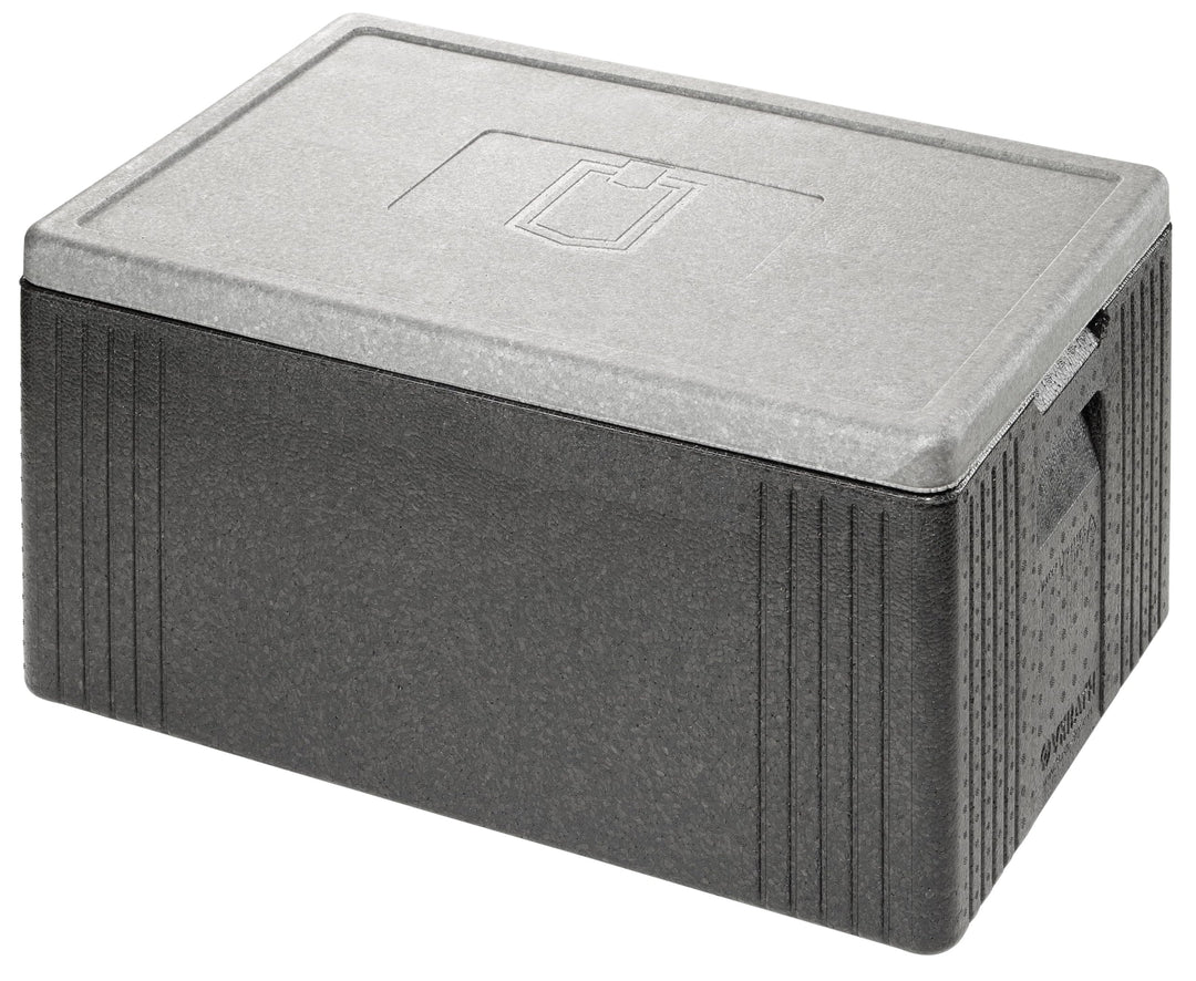 METRO Professional Thermobox GN1/1, EPP, 44 L, Toplader, schwarz/grau