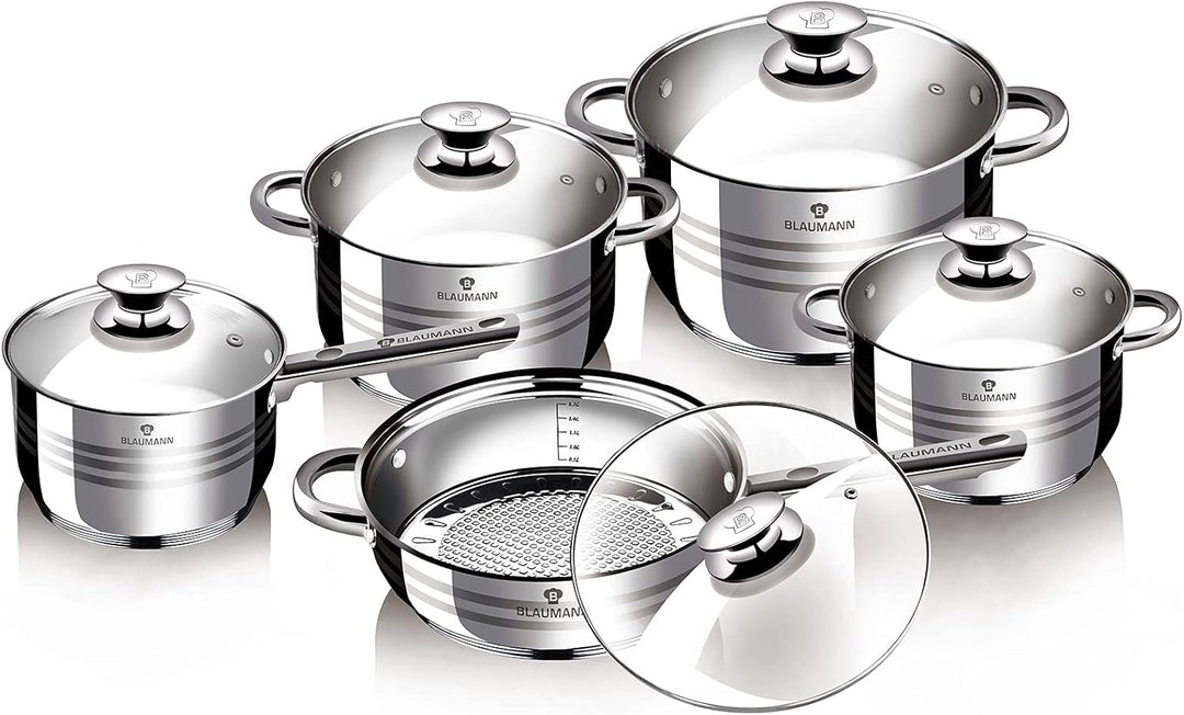 Blaumann Töpfe und Pfannen 10 tlg. Set Jumbo Gourmet Line