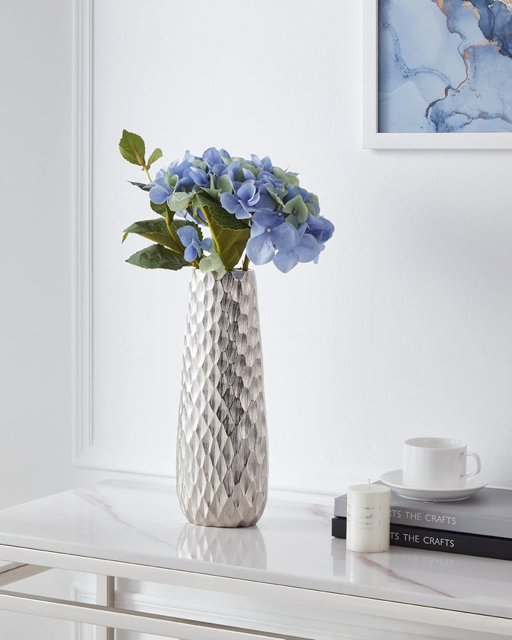 EGLO LIVING Metallvase Nilgaut, Elegante Deko Vase, gehämmerte Dekovase für Wohnzimmer, Blumenvase a
