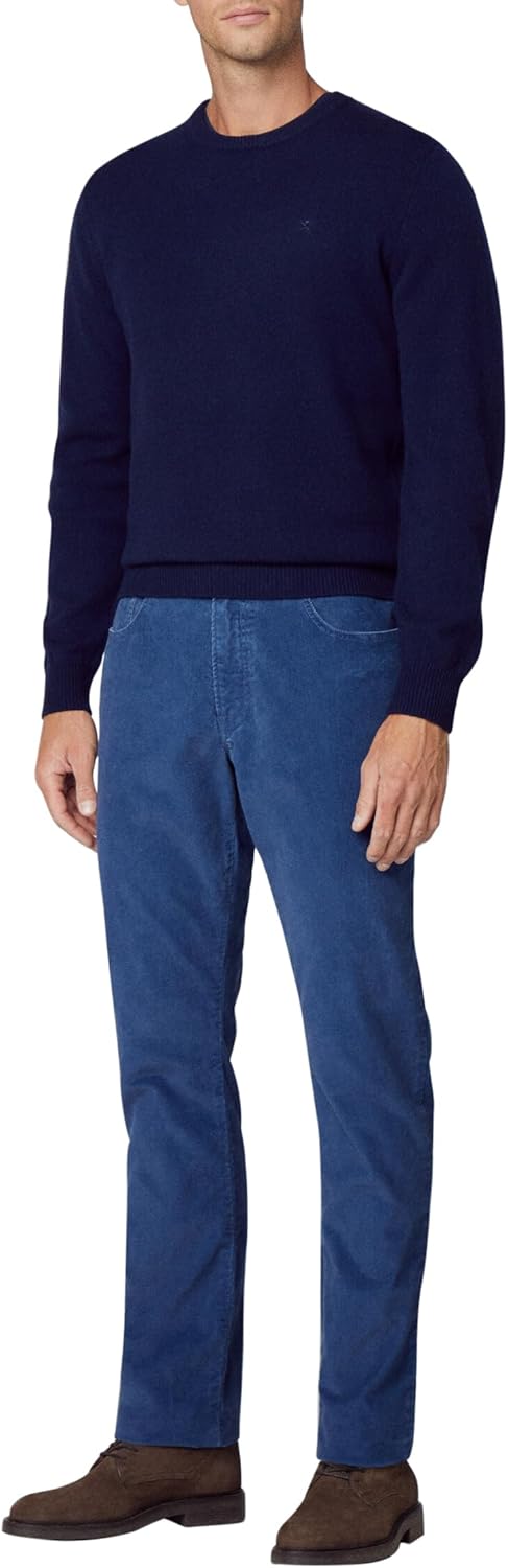 Hackett London Herren Hose 32W / 34L Blau (Steel Blue), 32W / 34L Blau (Steel Blue)