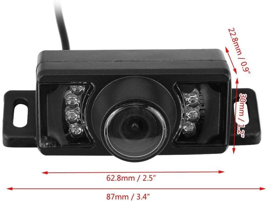 KSTE 7pcs IR Nachtversion Auto-Rückunterstützungskamera + drahtloser RCA-Video-Transmitter & Receive