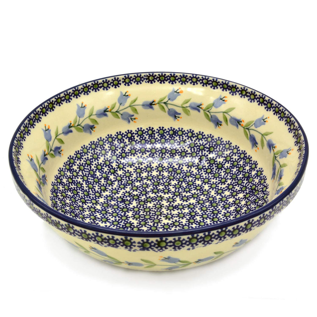 Bunzlauer Salatschale 24 cm (Dekor Agnes), Dekor Agnes