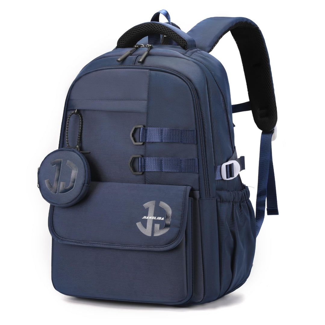 JANSBEN Wasserdichter Schulrucksack für Teenager Jungen und Mädchen, Mehrfachfach Design für Schule