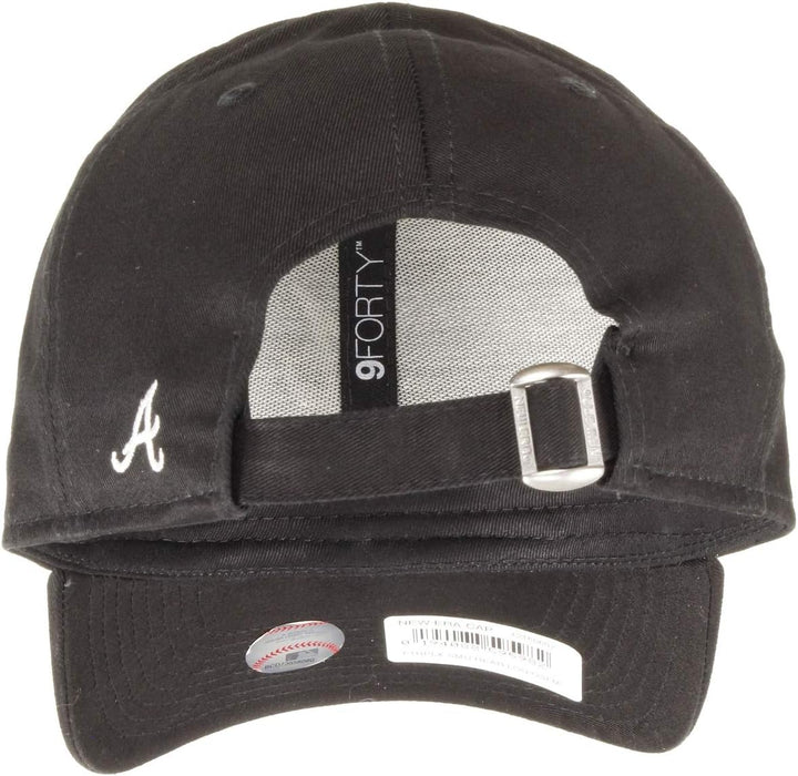New Era MLB Cap verstellbar Basecap 9forty Baseball Kappe NY LA Rear Logo Einheitsgrösse Atlanta-Bla