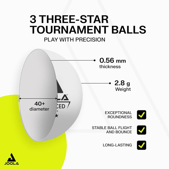 JOOLA Tischtennis Set inklusive Tischtennisschläger, Tischtennisbälle, Tischtennishülle, Tischtennis