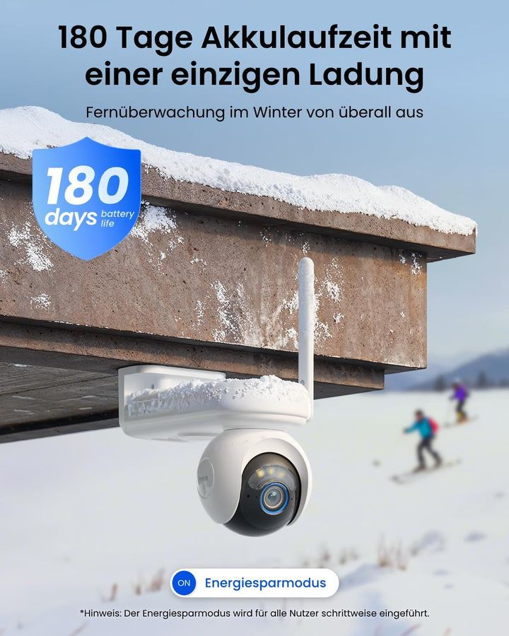 Reolink 4G LTE Überwachungskamera mit SIM Karte, 360° Auto-Tracking, 20000mAh Akku, Voraufzeichnung,