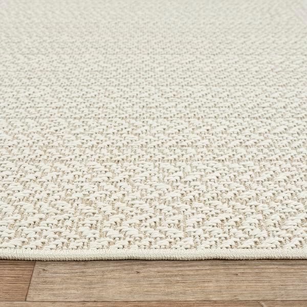 the carpet Kansas - robuster In- und Outdoor Teppich im natürlichen Jute-Look, wetterfest, geeignet
