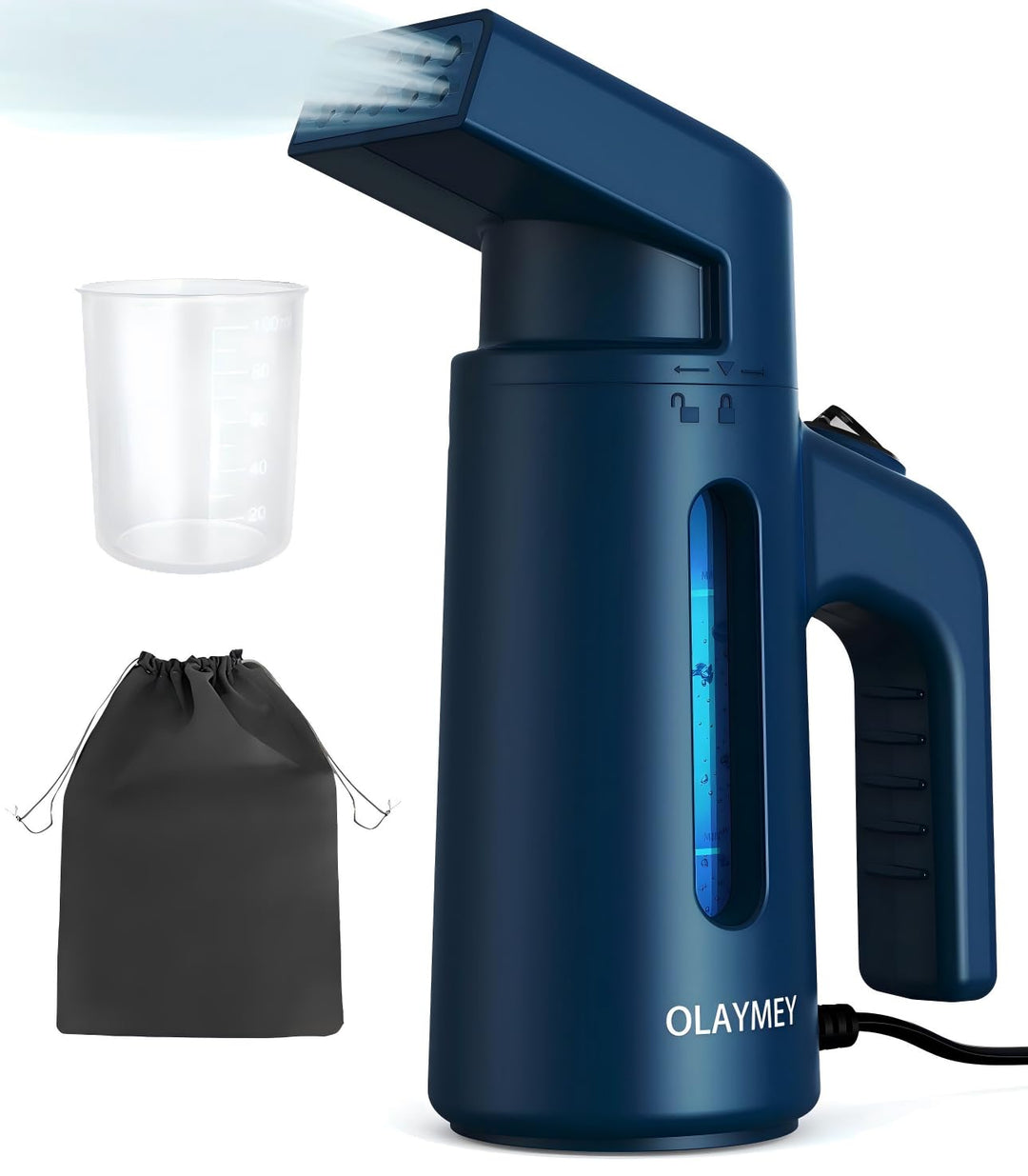 Steamer Dampfglätter, 30g/min Konstante Dampfleistung, 220ML Wassertank 20S Aufwärmzeit, Tragbarer S