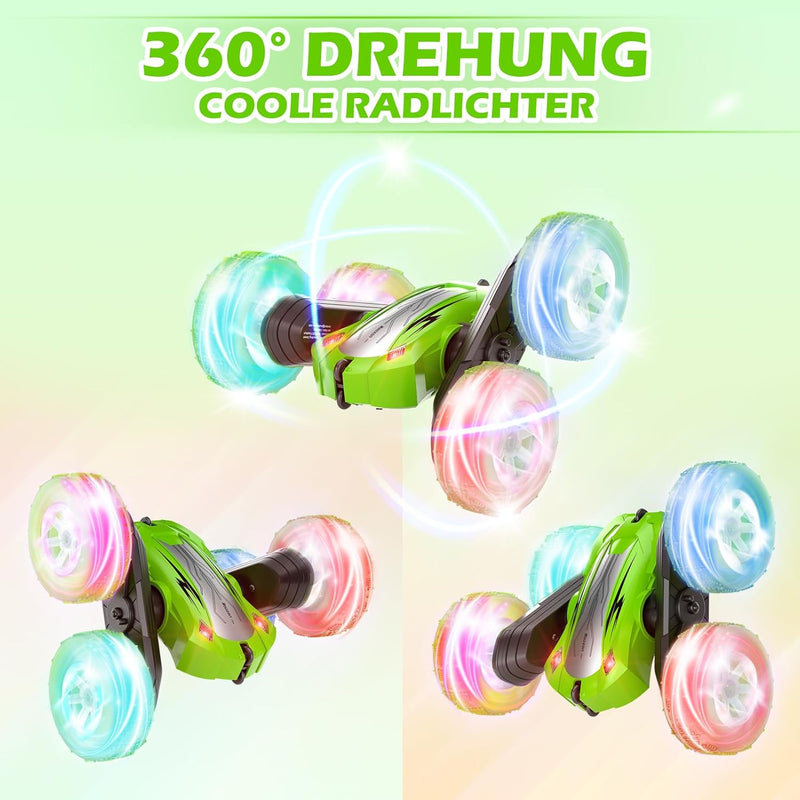 Ferngesteuertes Auto 3 4 5 6 7 8 9 Jahre Spiele LED Blinken RC Auto Spielzeug Jungen Mädchen Geschen