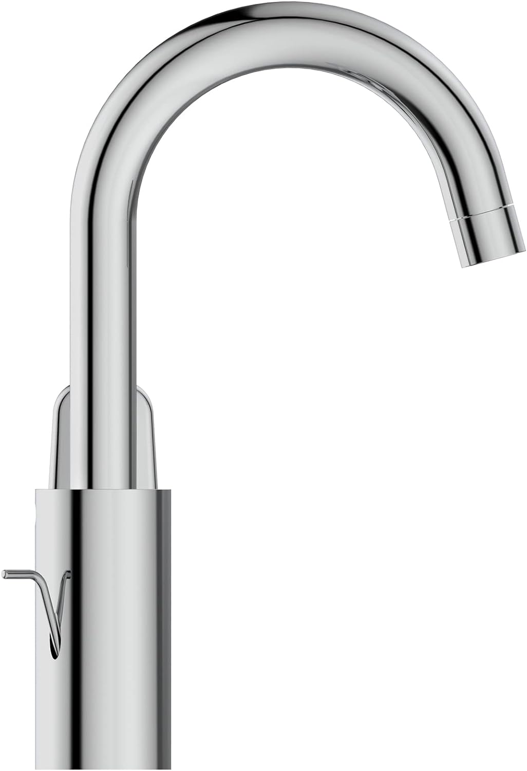 Ideal Standard B1716AA Ceraflex Waschtischarmatur hoher Auslauf mit Zugknopf-Ablaufgarnitur hoher Au