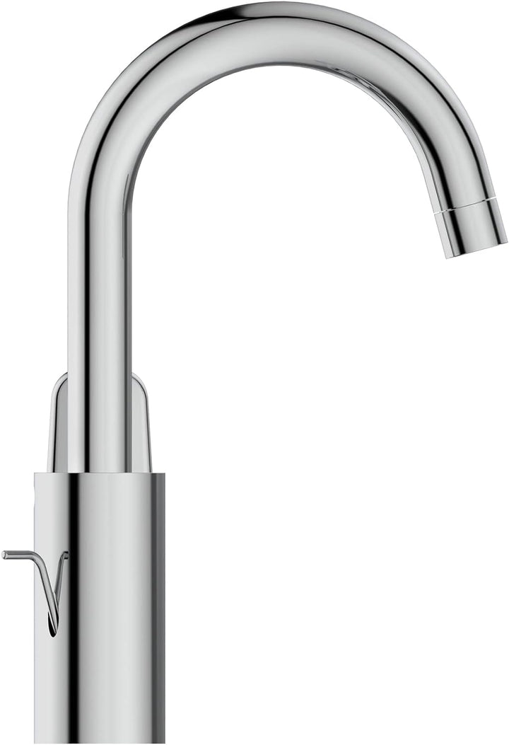 Ideal Standard B1716AA Ceraflex Waschtischarmatur hoher Auslauf mit Zugknopf-Ablaufgarnitur hoher Au