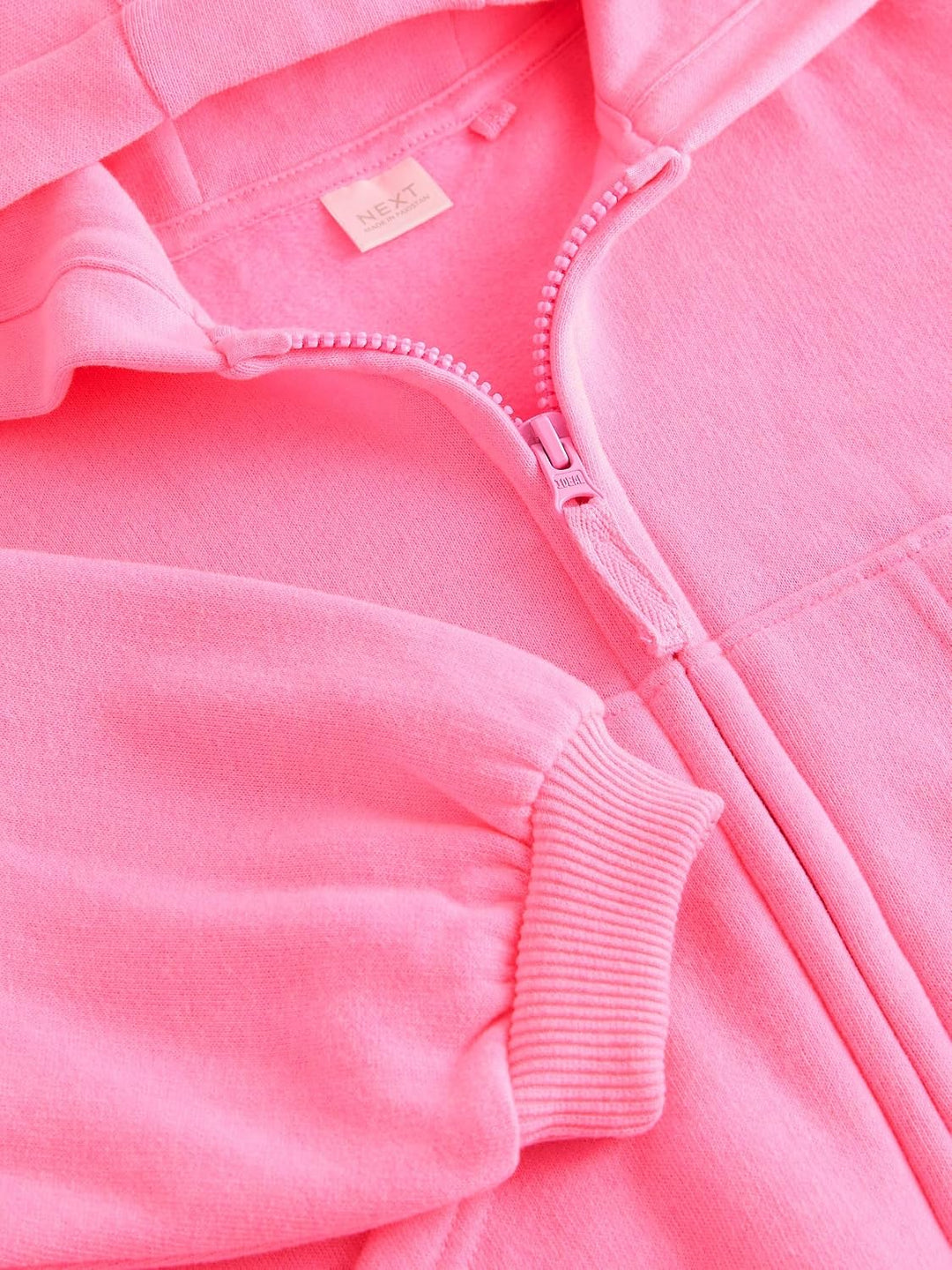 NEXT Mädchen Standard Kapuzenjacke 62-122 98-104 Bright Pink, 98-104 Bright Pink