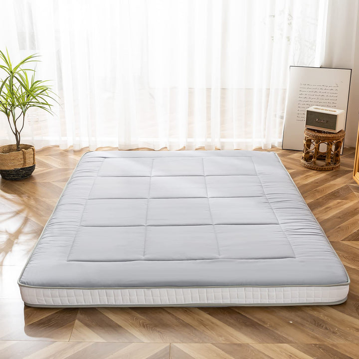 MAXYOYO Futon Matratze, Gepolsterte Japanische Bodenmatratze Gesteppte Bett Matratzenauflage, Extra