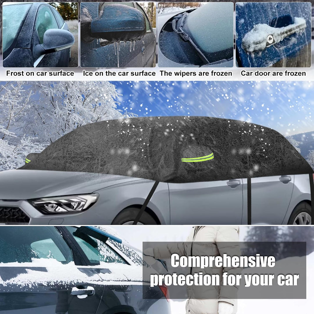 Halbe Autoabdeckung Ersatz für Audi A1 2010-2025, Softtop Dachschutz Autoabdeckung Wasserdicht, Halb