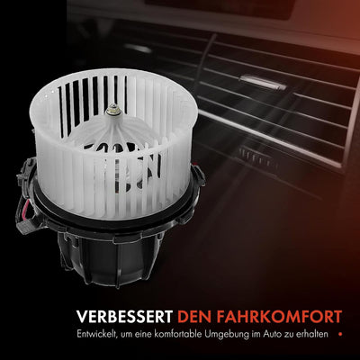 Frankberg Heizungsgebläse Gebläsemotor Lüftermotor Kompatibel mit A4 8K2 B8 2009-2012 A4 Avant 8K5 B