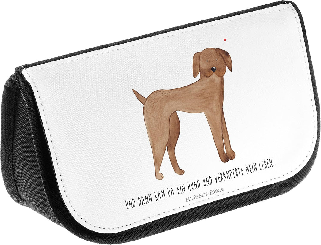 Mr. & Mrs. Panda Kosmetiktasche Hund Dogge - Geschenk, Hunde, Beauty Bag, Hundeliebe, Make-Up Tasche