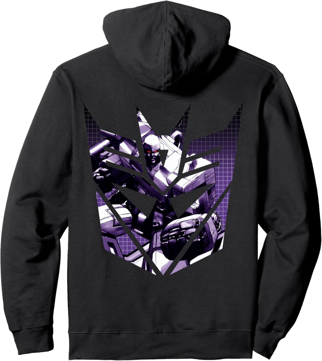 Decepticon Shield Megatron mit Transformers-Logo Pullover Hoodie
