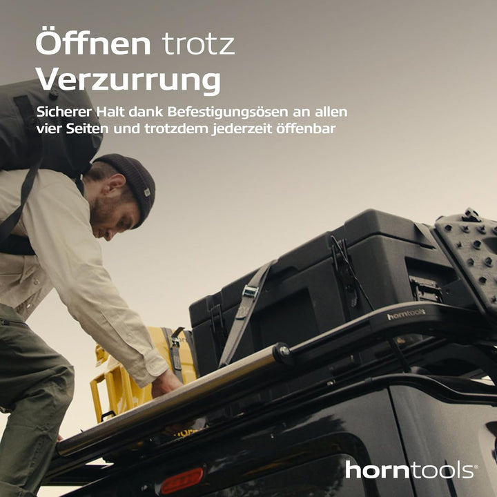 horntools Transportbox - Wasserdichte Reisebox - Lagerbox Stapelbar - 3,6mm dickes Polyethylen - Sic
