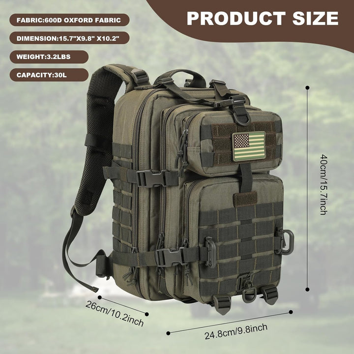Militär Taktischer Rucksack Cooper Rucksack Armee Assault Pack 3 Tage Bug Out Go Bag Trekking Wander