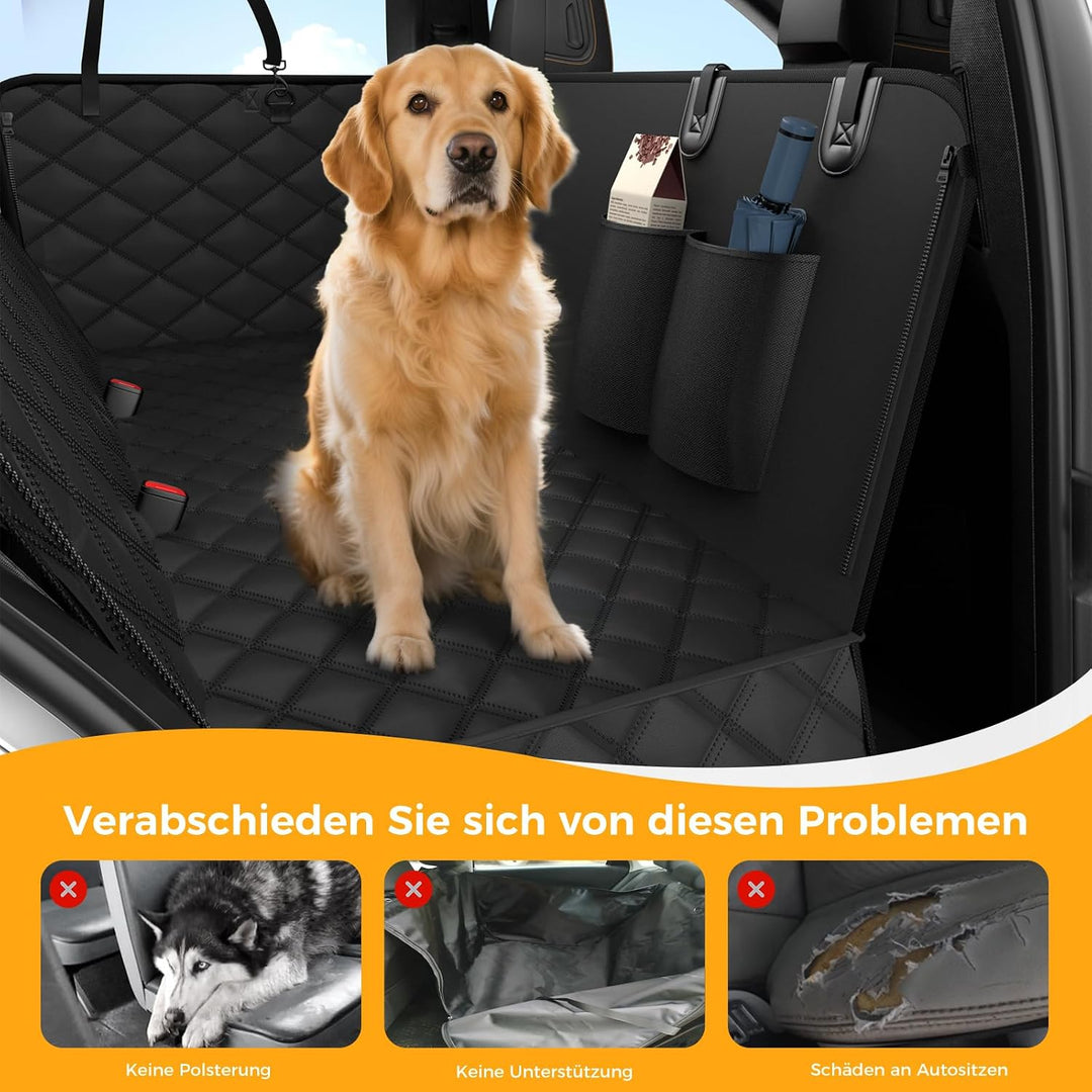 MZROT Hundedecke Auto Rückbank, Hundematte Autoschondecke Hunde Autositz Rückbank Seitenschutz Wasse