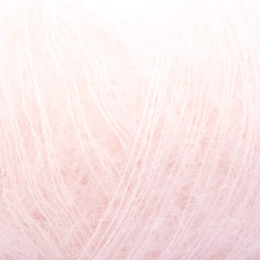 ggh Kid Box - 6 Knäuel Strickwolle aus Kid Mohair - Farbe 144 - Puderrosé, 144 - Puderrosé