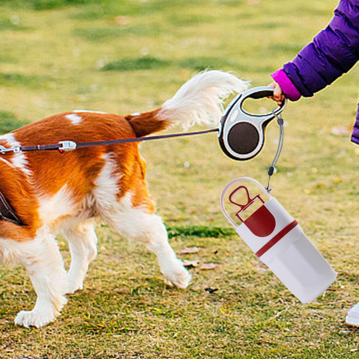 Hundekotpflücker mit Tasche, Welpen-Outdoor-Kotschaufel mit Beutelspender, No-Touch-Tonabnehmer, kei
