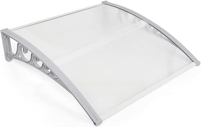 XUANYU Überdachung Haustür aus Aluminium und Polycarbonat, Vordach Haustür, Vordach für Haustür, Tür