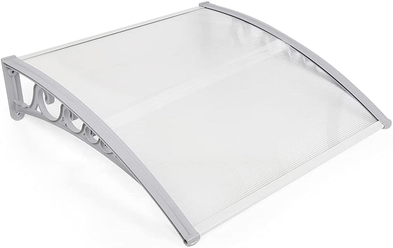 XUANYU Überdachung Haustür aus Aluminium und Polycarbonat, Vordach Haustür, Vordach für Haustür, Tür