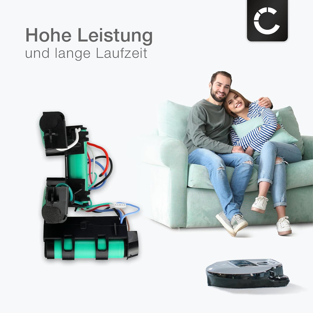 CELLONIC 1x Akku für Staubsauger Kompatibel mit Electrolux Ergorapido Plus, Kompatibel mit AEG CX7 2