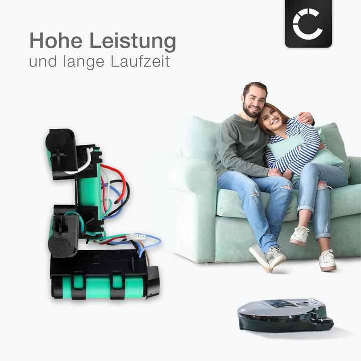CELLONIC 1x Akku für Staubsauger Kompatibel mit Electrolux Ergorapido Plus, Kompatibel mit AEG CX7 2