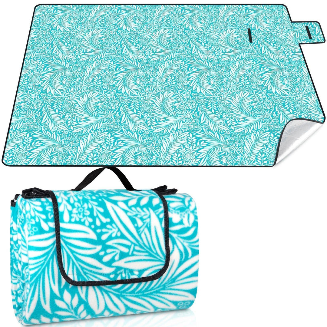 MAILLARD Picknickdecke, Campingdecke 200x200cm,Tragbare Faltbar Stranddecke mit wasserdichter wärmei
