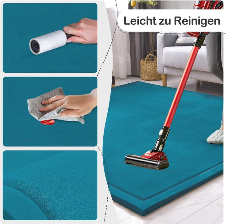 Verdickung Korallen Samt Teppich Kinder Krabbeldecke Weiche Tatami Teppiche Kinder rutschfeste Vergr