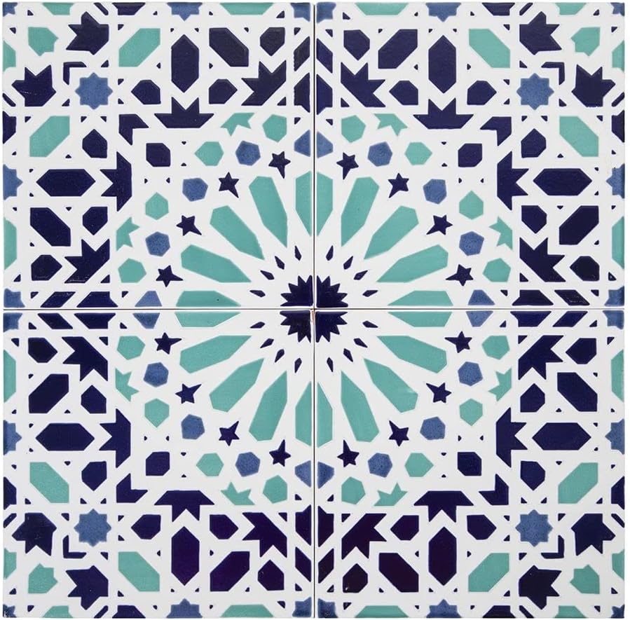 Cerames Orientalische Marokkanische Keramikfliesen Fez - dekorative Mosaikfliesen für das Badezimmer