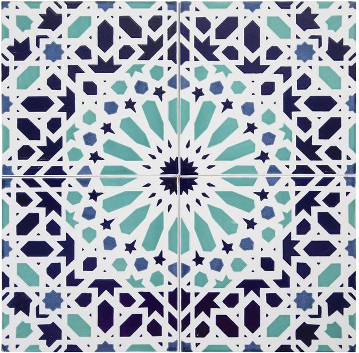 Cerames Orientalische Marokkanische Keramikfliesen Fez - dekorative Mosaikfliesen für das Badezimmer