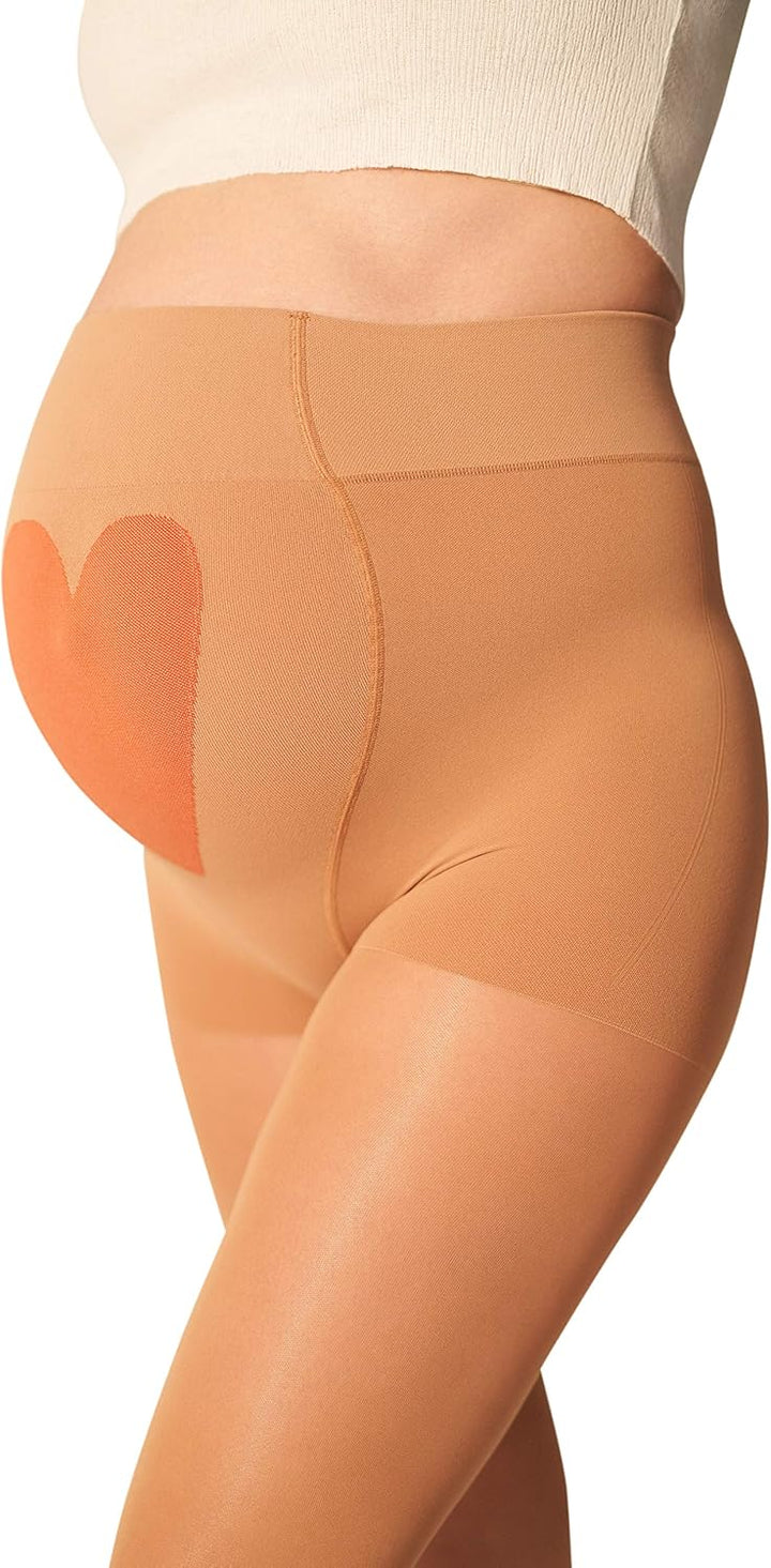 ITEM m6 - MAMA TIGHTS | Blickdichte Umstandsstrumpfhose mit Kompression Schwarz 25 DEN | Stützende S