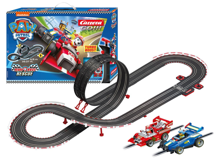 Carrera GO!!! PAW Patrol - Ready Race Rescue Set |2 Slotcars inkl. 2 Handregler mit Turbo-Knopf | In