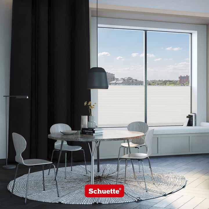 Schuette® Verdunkelungs-Vorhang Gardine mit Ösen ● Millenium Velvet: Black Swan (Schwarz) ● 135x210c