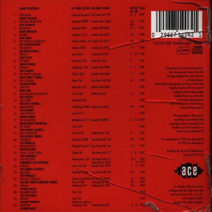 Teen Beat, Audio-CD